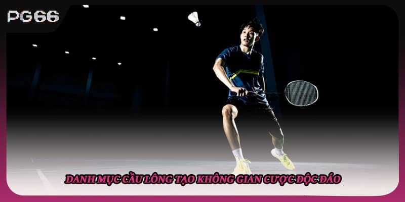 Danh mục cầu lông tạo không gian cược độc đáo Danh mục cầu lông tạo không gian cược độc đáo