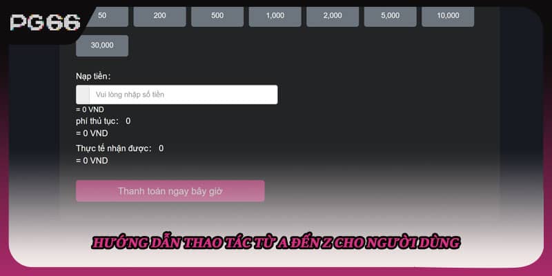 Hướng dẫn thao tác từ A đến Z cho người dùng Hướng dẫn thao tác từ A đến Z cho người dùng